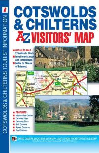 Book Cover for Cotswolds and Chilterns A-Z Visitors' Map by AZ Maps