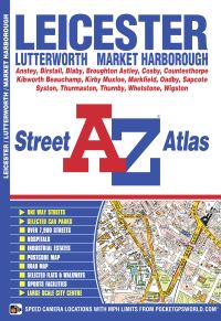 Book Cover for Leicester A-Z Street Atlas by AZ Maps