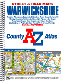 Book Cover for Warwickshire A-Z County Atlas by AZ maps