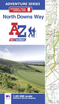 Book Cover for North Downs Way National Trail Official Map by AZ Maps