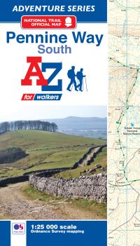 Book Cover for Pennine Way National Trail Official Map South by AZ Maps