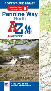 Book Cover for Pennine Way National Trail Official Map North by AZ Maps