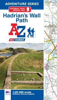 Book Cover for Hadrian's Wall Path National Trail Official Map by AZ Maps
