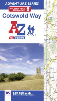 Book Cover for Cotswold Way National Trail Official Map by AZ Maps