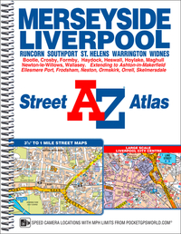 Book Cover for Merseyside A-Z Street Atlas by AZ maps