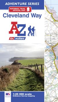 Book Cover for Cleveland Way National Trail Official Map by AZ Maps