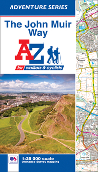 Book Cover for John Muir Way A-Z Adventure Atlas by AZ Maps