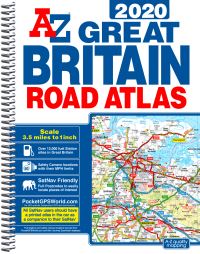 Book Cover for Great Britain A-Z Road Atlas 2020 (A4 Spiral) by AZ maps