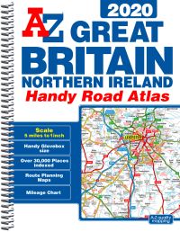 Book Cover for Great Britain Handy A-Z Road Atlas 2020 (A5 Spiral) by AZ maps