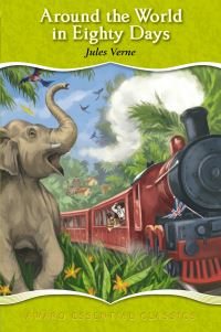 Book Cover for Around the World in Eighty Days by Jules Verne