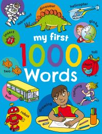 Book Cover for My First 1000 Words by Andrew Peters
