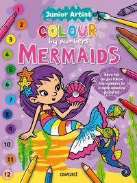 Book Cover for Junior Artist Colour By Numbers by Angela Hewitt