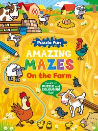 Book Cover for Puzzle Fun Amazing Mazes by Angela Hewitt