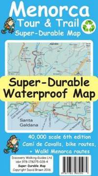 Book Cover for Menorca Tour & Trail Super-Durable Map by David Brawn, Ros Brawn