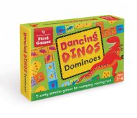 Book Cover for Dancing Dinos Dominoes by Barefoot Books
