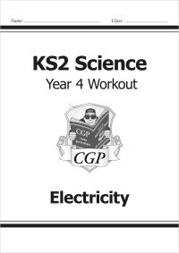 Book Cover for KS2 Science Year 4 Workout by CGP Books
