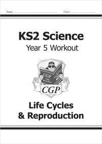 Book Cover for KS2 Science Year 5 Workout by CGP Books