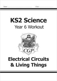 Book Cover for KS2 Science Year 6 Workout by CGP Books