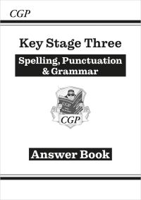 Book Cover for KS3 Spelling, Punctuation & Grammar Answers (For Workbook) by CGP Books