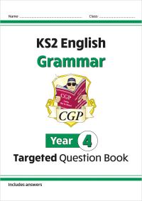 Book Cover for KS2 English Year 4 Grammar Targeted Question Book (With Answers) by CGP Books