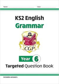 Book Cover for KS2 English Year 6 Grammar Targeted Question Book (With Answers) by CGP Books