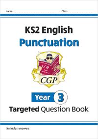 Book Cover for KS2 English Year 3 Punctuation Targeted Question Book (With Answers) by CGP Books