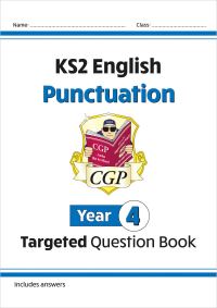 Book Cover for KS2 English Year 4 Punctuation Targeted Question Book (With Answers) by CGP Books