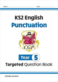 Book Cover for KS2 English Year 5 Punctuation Targeted Question Book (With Answers) by CGP Books