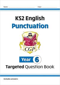 Book Cover for KS2 English Year 6 Punctuation Targeted Question Book (With Answers) by CGP Books