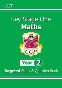 Book Cover for KS1 Maths Year 2 Targeted Study & Question Book by CGP Books