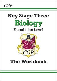 Book Cover for KS3 Biology Workbook - Foundation by CGP Books