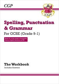 Book Cover for Spelling, Punctuation and Grammar for GCSE. The Workbook - Includes Answers by 