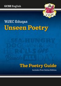 Book Cover for WJEC Eduqas Unseen Poetry by Izzy Bowen