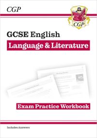 Book Cover for GCSE English Language & Literature Exam Practice Workbook (Includes Answers) by CGP Books
