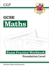 Book Cover for GCSE Maths Exam Practice Workbook by CGP Books