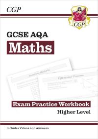 Book Cover for GCSE AQA Mathematics Higher Level Exam Practice Workbook by Rob Harrison