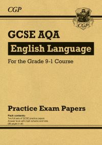 Book Cover for GCSE English Language AQA Practice Papers by CGP Books