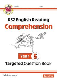 Book Cover for KS2 English Year 5 Reading Comprehension Targeted Question Book - Book 1 (With Answers) by CGP Books