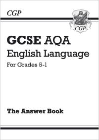 Book Cover for GCSE English Language AQA Answers for Study & Exam Practice by CGP Books