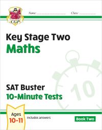 Book Cover for KS2 Maths SAT Buster 10-Minute Tests - Book 2 (For the 2025 Tests) by CGP Books