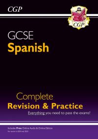 Book Cover for GCSE Spanish Complete Revision & Practice by CGP Books