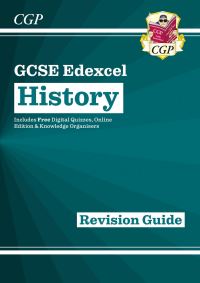 Book Cover for GCSE History Edexcel Revision Guide (With Online Edition, Quizzes & Knowledge Organisers) by CGP Books