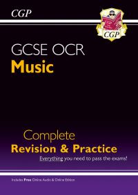 Book Cover for GCSE OCR Music. Complete Revision and Practice by Caley Simpson, Ben Train, Ruth Wilbourne