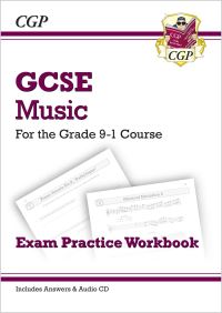 Book Cover for GCSE Music. Exam Practice Workbook by Cathy Lear, Caley Simpson, Ben Train, Ruth Wilbourne