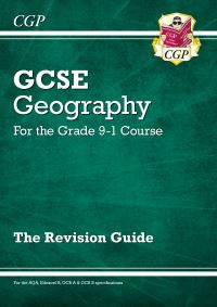 Book Cover for GCSE Geography Revision Guide by CGP Books