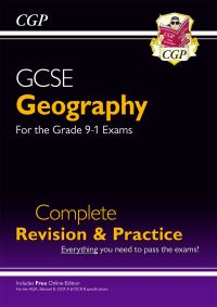 Book Cover for GCSE Geography Complete Revision & Practice (With Online Edition) by CGP Books