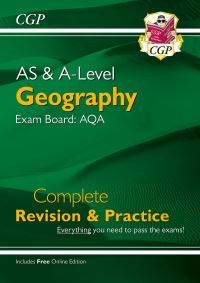 Book Cover for A-Level and AS Geography by CGP Books