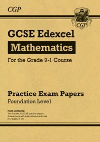 Book Cover for GCSE Maths Edexcel Practice Papers by CGP Books