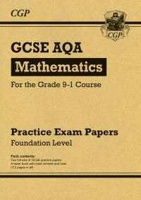 Book Cover for GCSE Maths AQA Practice Papers by CGP Books