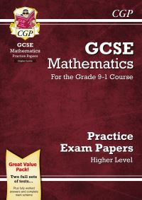 Book Cover for GCSE Maths Practice Papers by CGP Books